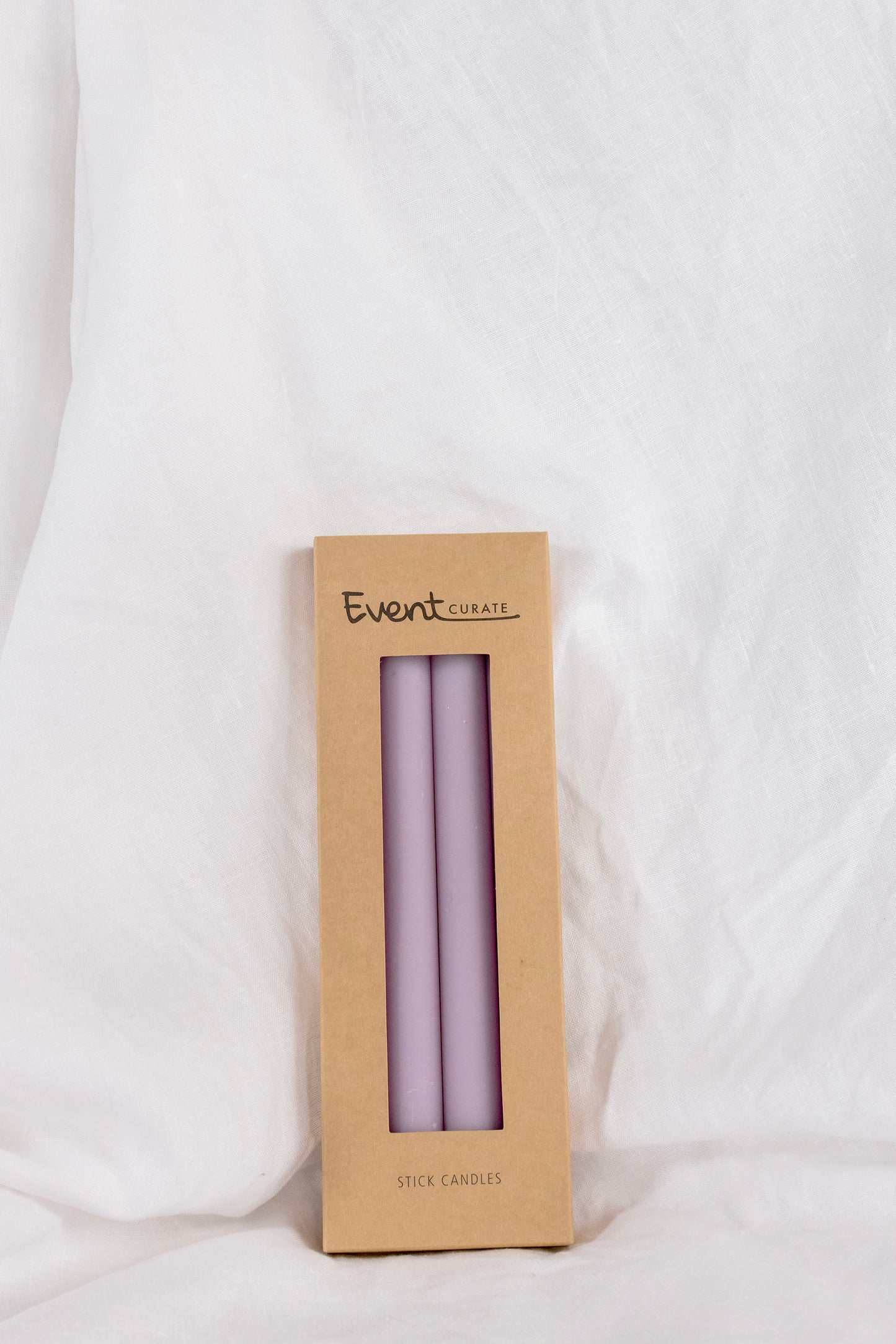 25cm Dinner Candle - Amethyst - Pack of 4