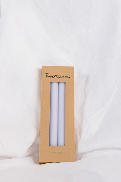 25cm Dinner Candle - French Blue - Pack of 4