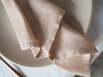 Blush Linen Napkin - Packs of 10