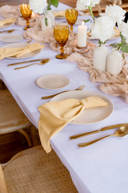 Golden Linen Napkin - Packs of 10