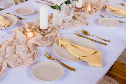 Golden Linen Napkin - Packs of 10