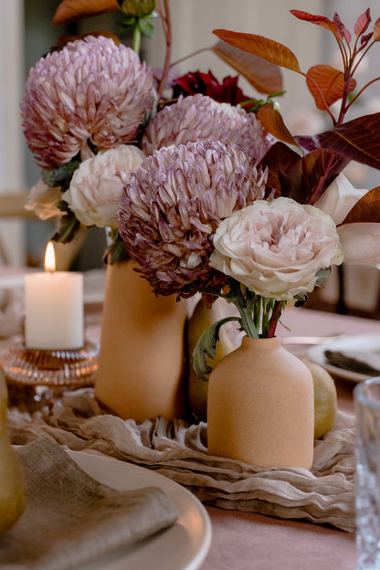 Light Brown Ceramic Vase [Small]