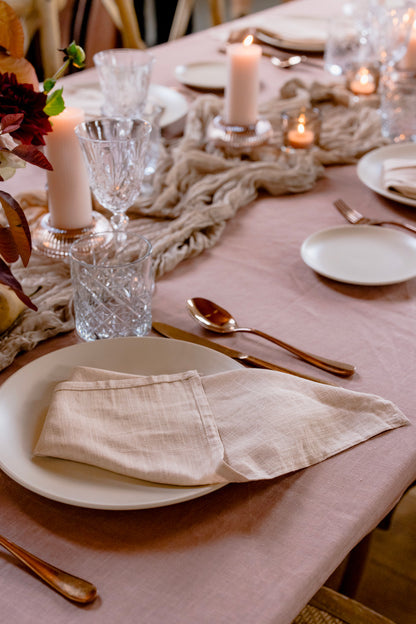 Blush Linen Napkin - Packs of 10