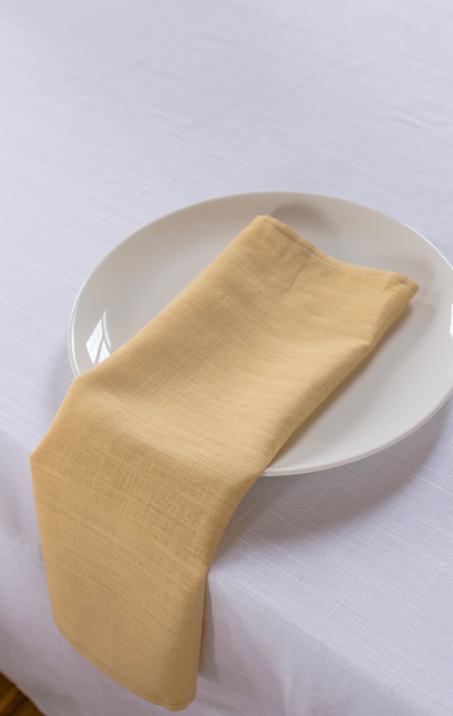 Golden Linen Napkin - Packs of 10