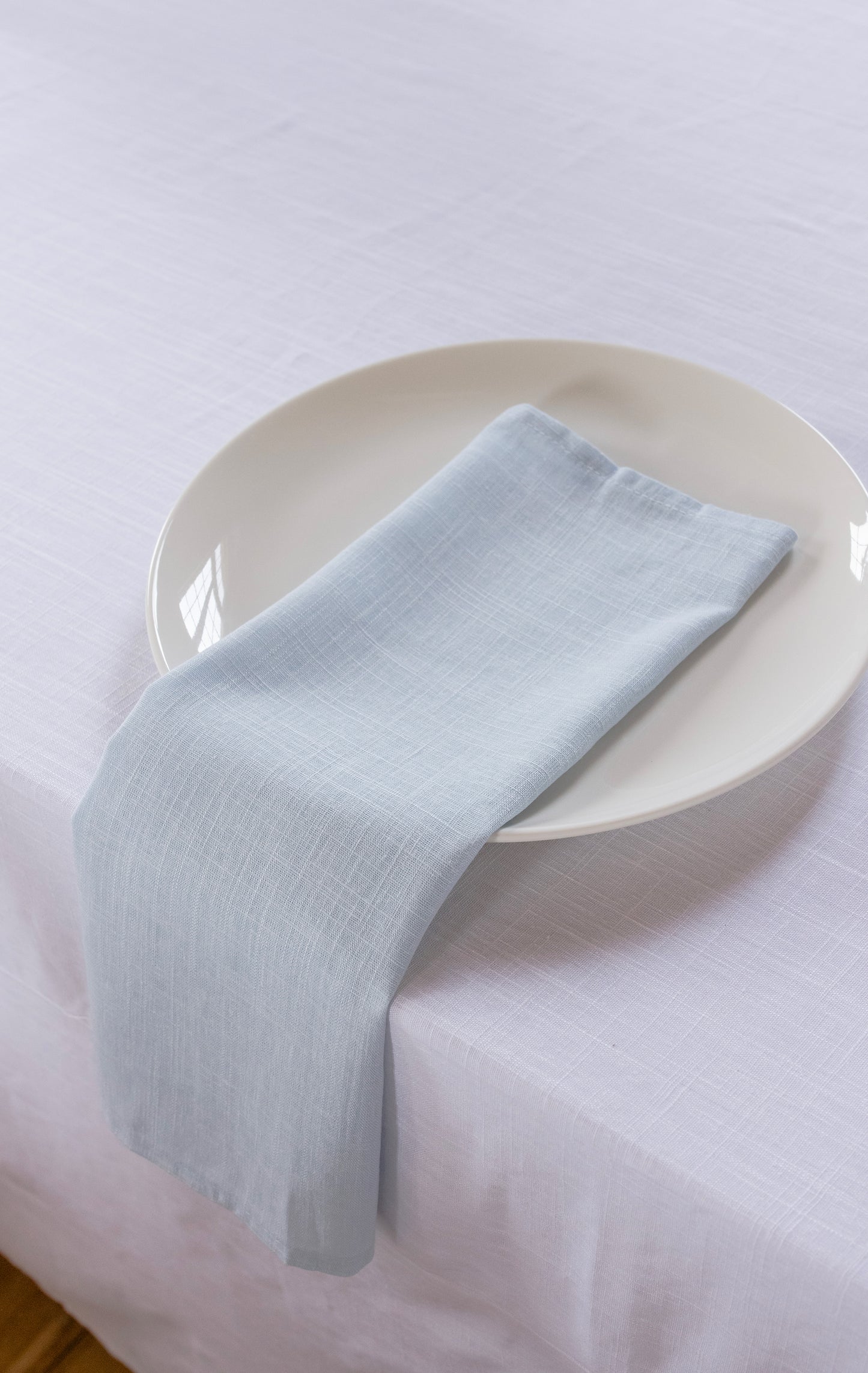 French Blue Linen Napkin - Packs of 10