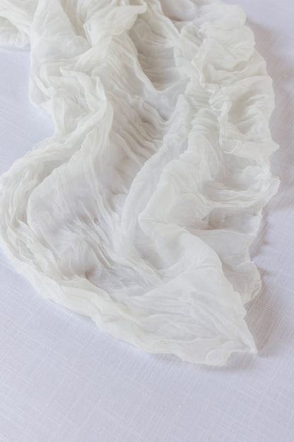 White Wedding Table Runner