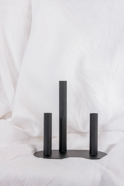 Black Tube Vase