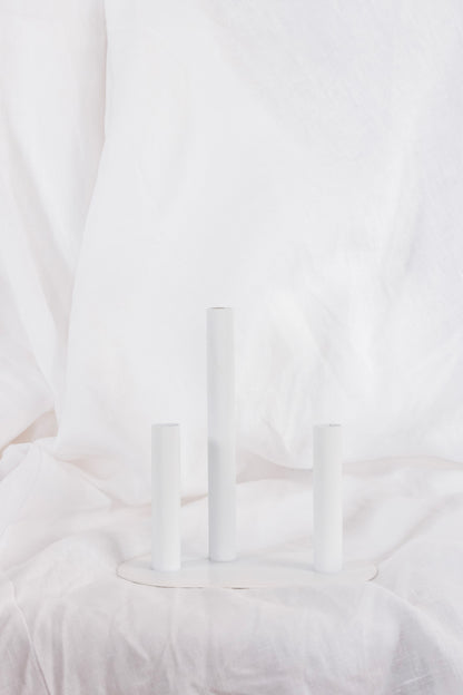 White Tube Vase