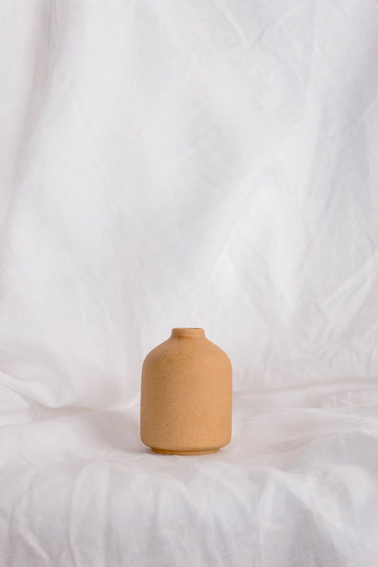 Light Brown Ceramic Vase [Small]