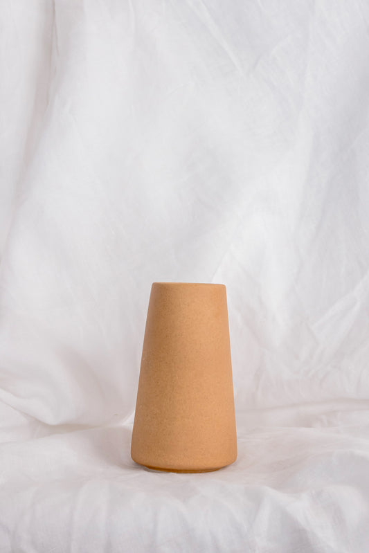 Light Brown Ceramic Vase [Medium]