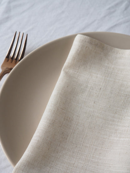 Oatmeal Linen Napkin [Pack of 10]