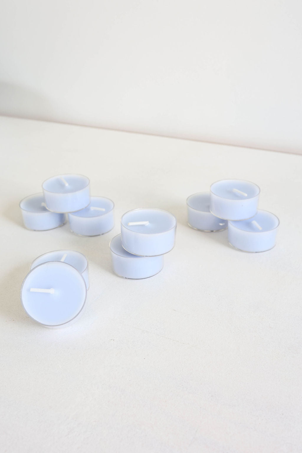 Pastel Blue Tealights [Pack of 10]