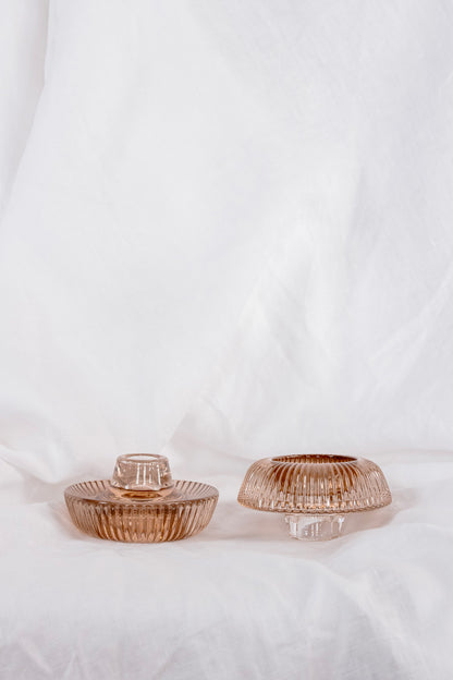 Sienna Candle Holder - Latte Reversible