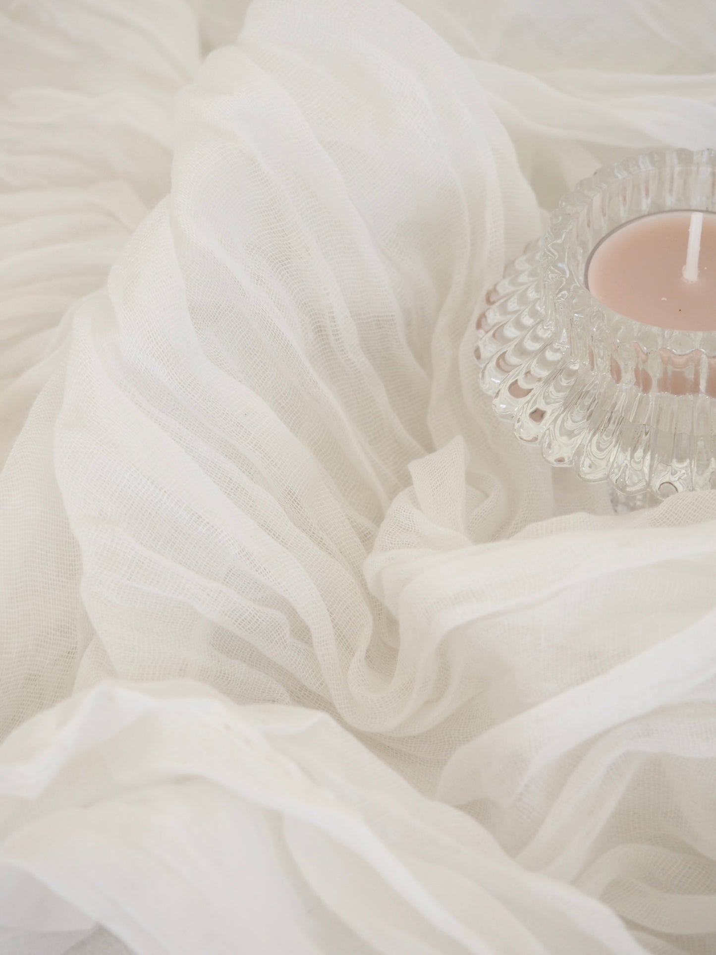 White Wedding Table Runner